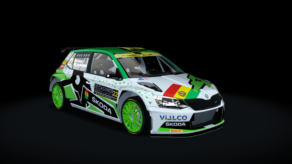 R5 Skoda Fabia, skin M. Bullacia