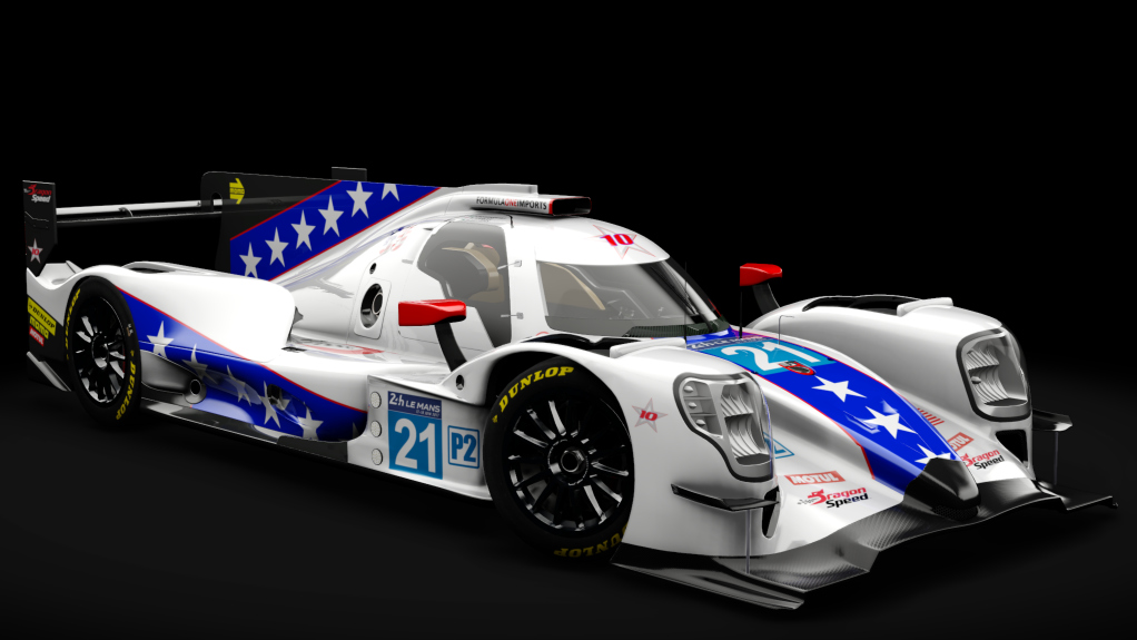 2016 Oreca 07 LMP2, skin 2017 #21 Dragon Speed LM24