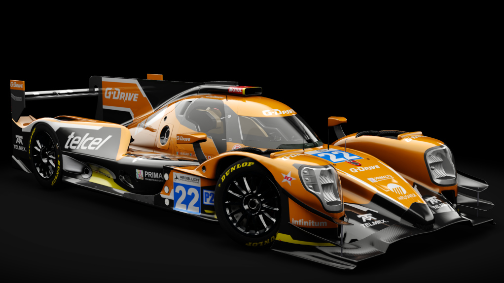 2016 Oreca 07 LMP2, skin 2017 #22 G-Drive ELMS