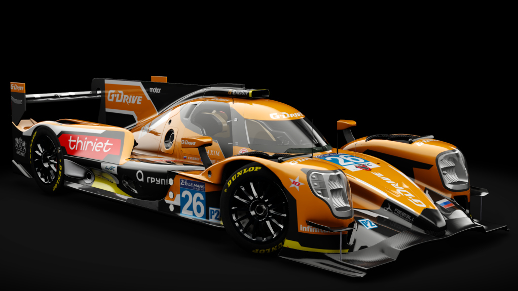 2016 Oreca 07 LMP2, skin 2017 #26 G-Drive LM24