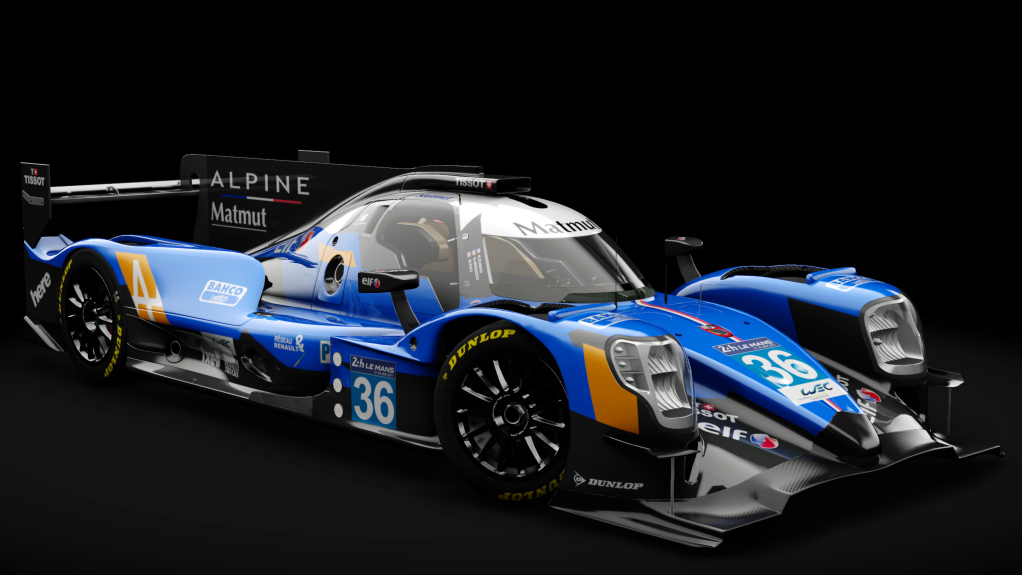 2016 Oreca 07 LMP2, skin 2017 #36 Signatec Alpine LM24