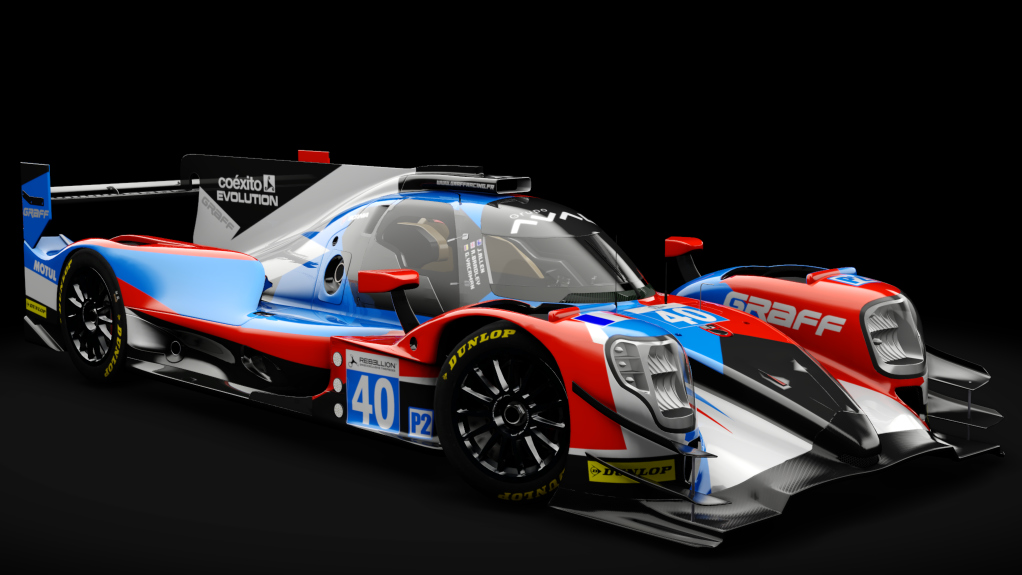 2016 Oreca 07 LMP2, skin 2017 #40 Graff Racing ELMS