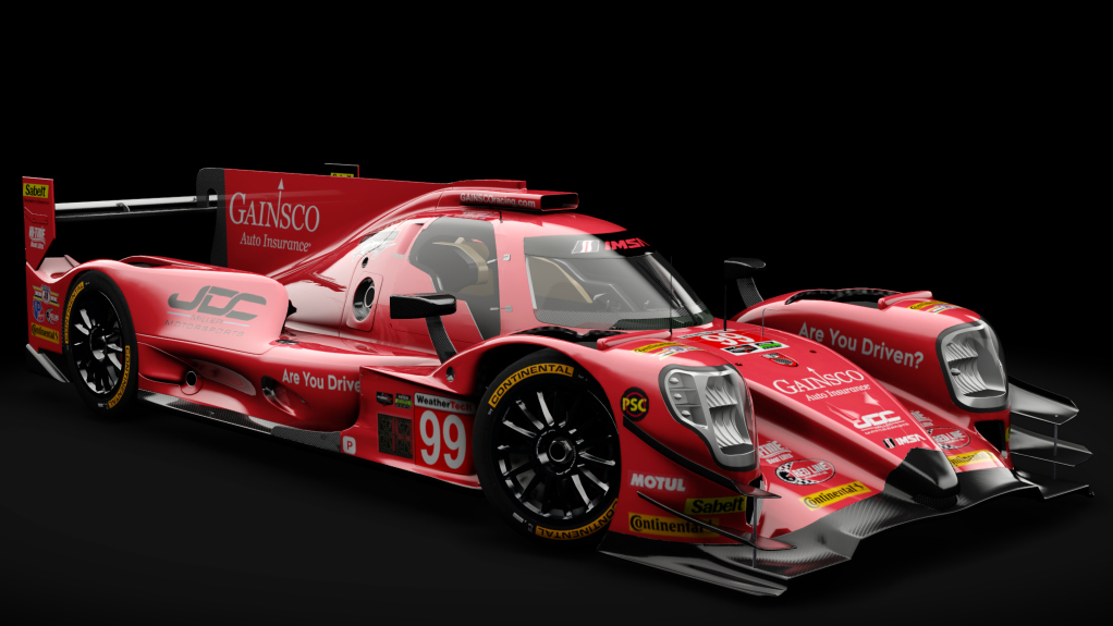 2016 Oreca 07 LMP2, skin 2018 #99 JDC-Miller Autosports IMSA