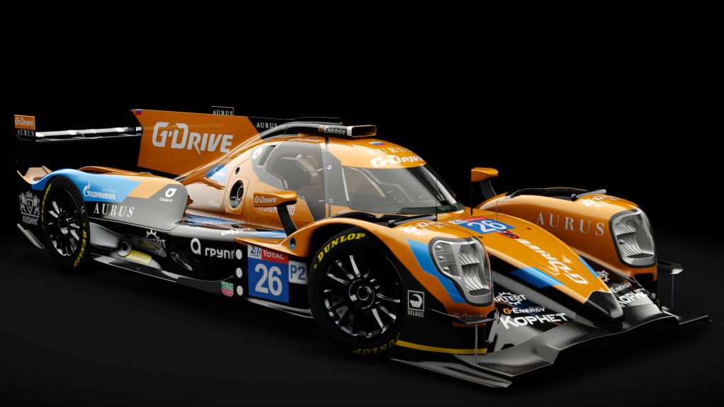 2016 Oreca 07 LMP2, skin 2019 #26 G-Drive Racing LM24