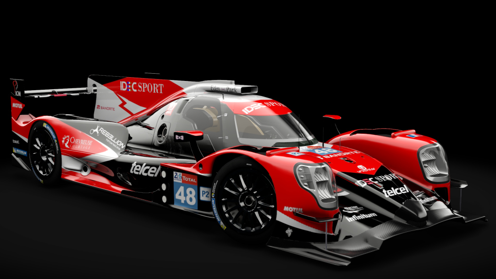 2016 Oreca 07 LMP2, skin 2019 #48 Idec Sport LM24