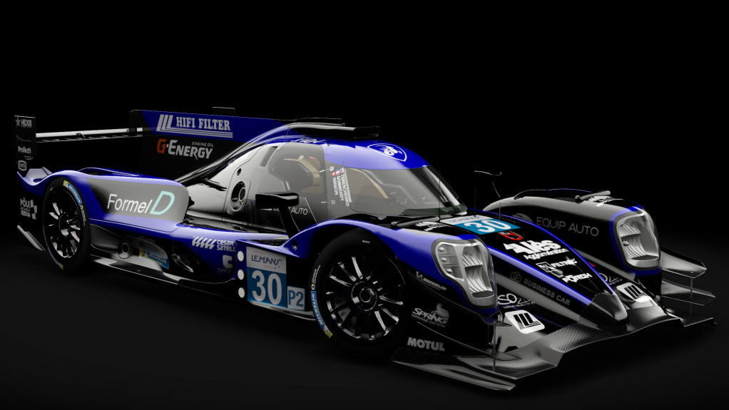 2016 Oreca 07 LMP2, skin 2020 #30 Duqueine Team ELMS