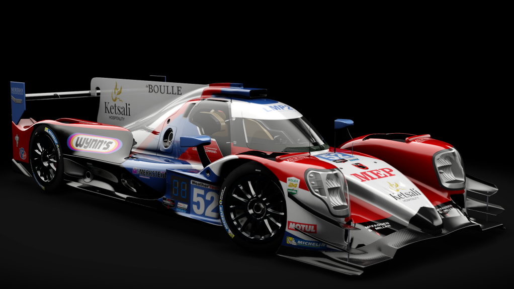 2016 Oreca 07 LMP2, skin 2020 #52 PR1 Mathiasen Motorsports Daytona IMSA