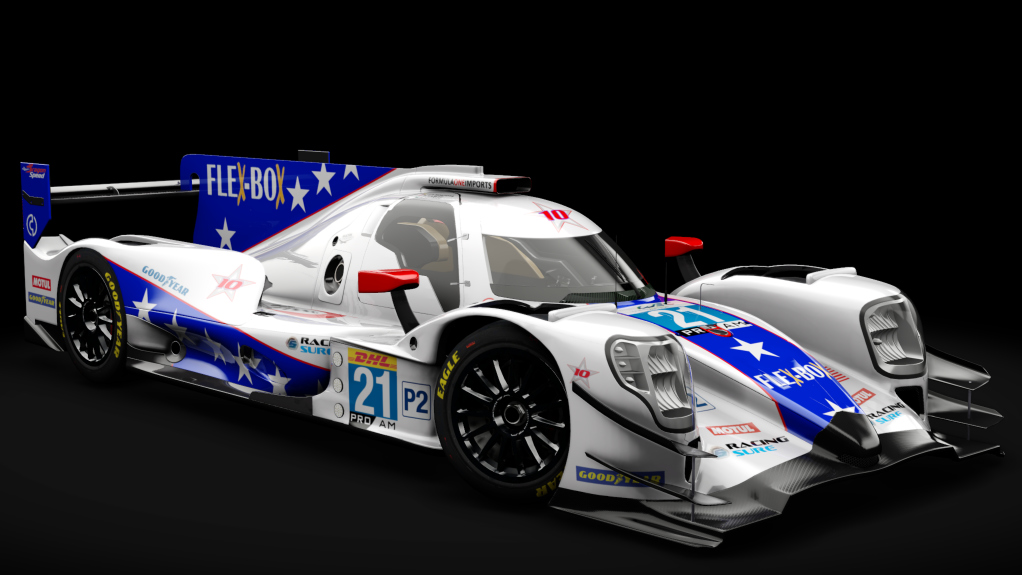 2016 Oreca 07 LMP2, skin 2021 #21 DragonSpeed USA SPA WEC