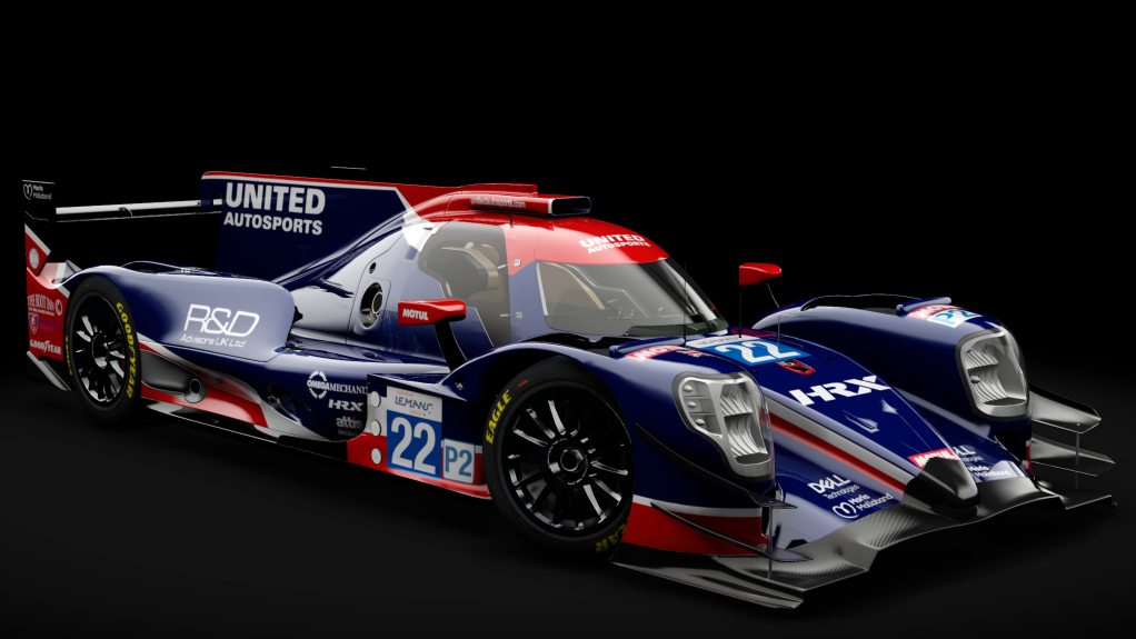 2016 Oreca 07 LMP2, skin 2021 #22 United Autosport ELMS