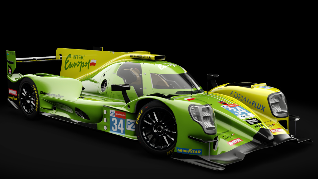 2016 Oreca 07 LMP2, skin 2021 #34 Inter Europol Competition LM24