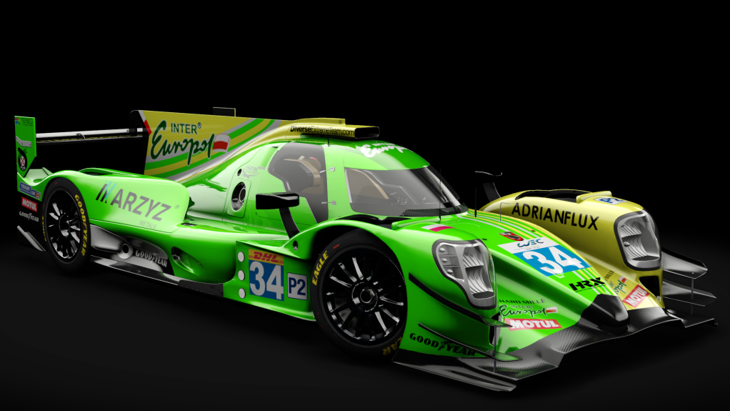 2016 Oreca 07 LMP2, skin 2022 #34 Inter Europol Competition WEC