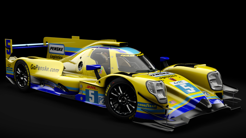 2016 Oreca 07 LMP2, skin 2022 #5 Team Penske WEC