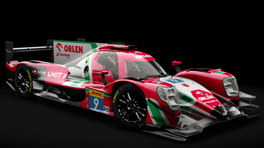 2016 Oreca 07 LMP2, skin 2022 #9 Prema Team Orlen WEC