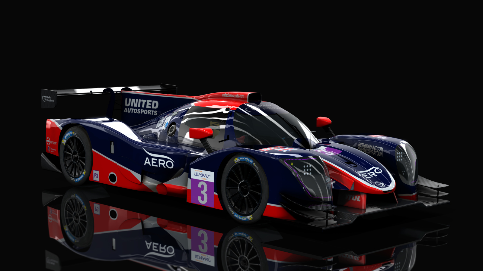 LMP-3 Ligier JSP320 Nissan, skin 2021_ELMS_03_United_Autosports