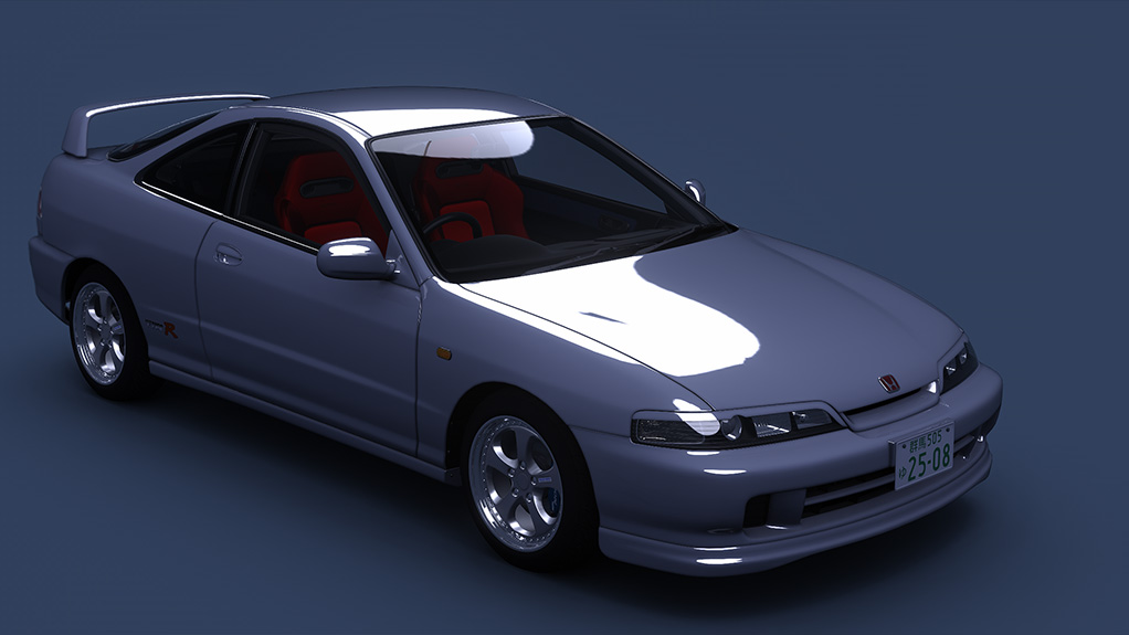 Honda Integra Type R (DC2) Turbo, skin Vogue_Silver_Metallic