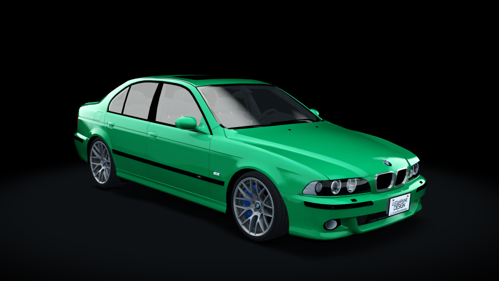 BMW E39 M5 LPD-Edition, skin satingreen