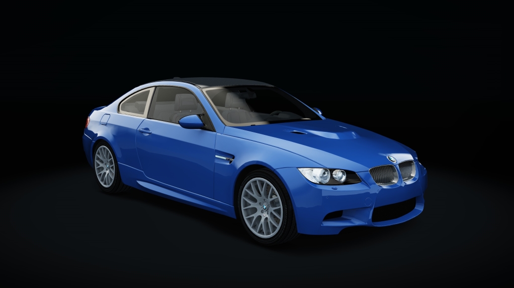 BMW M3 E92, skin Santorini_Blue