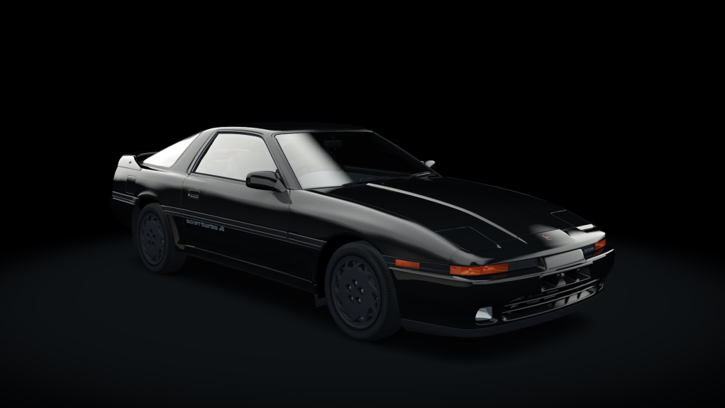 Toyota Supra 3.0GT Turbo A, skin Black Metallic