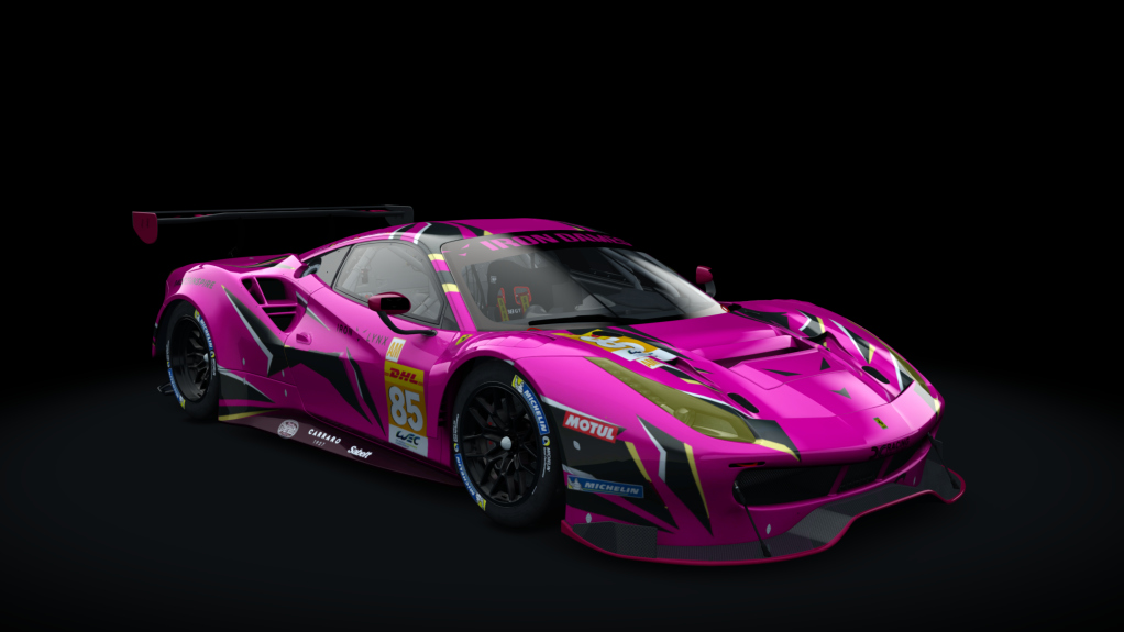 Ferrari 488 GT3 ACC, skin 2022 #85 WEC Iron Lynx