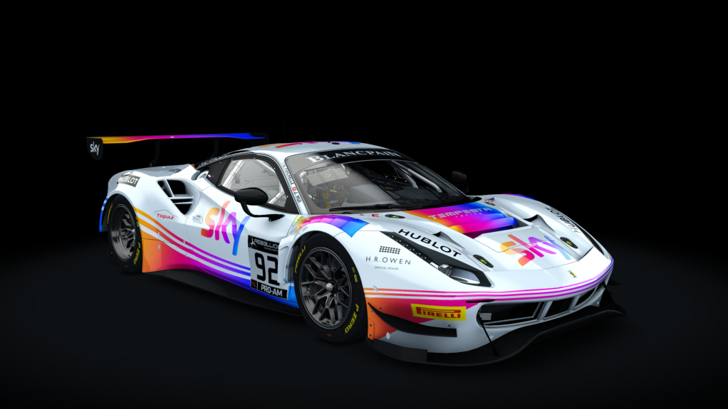 Ferrari 488 GT3 ACC Sprint, skin 1_Tempesta #92