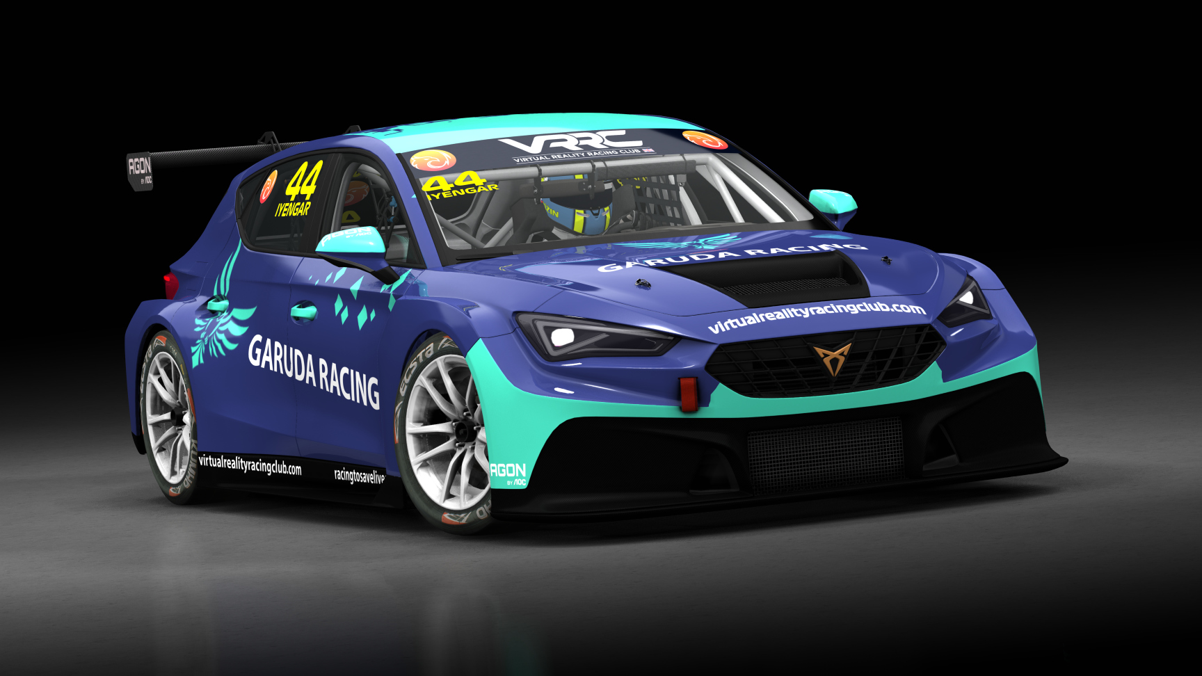 Cupra Leon Competición 2024, skin VRRC Alok Iyengar