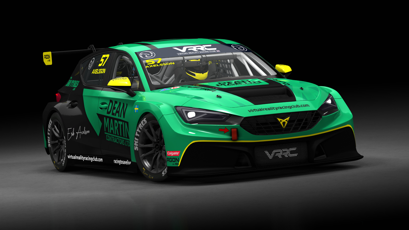 Cupra Leon Competición 2024, skin VRRC Erik Axelsson