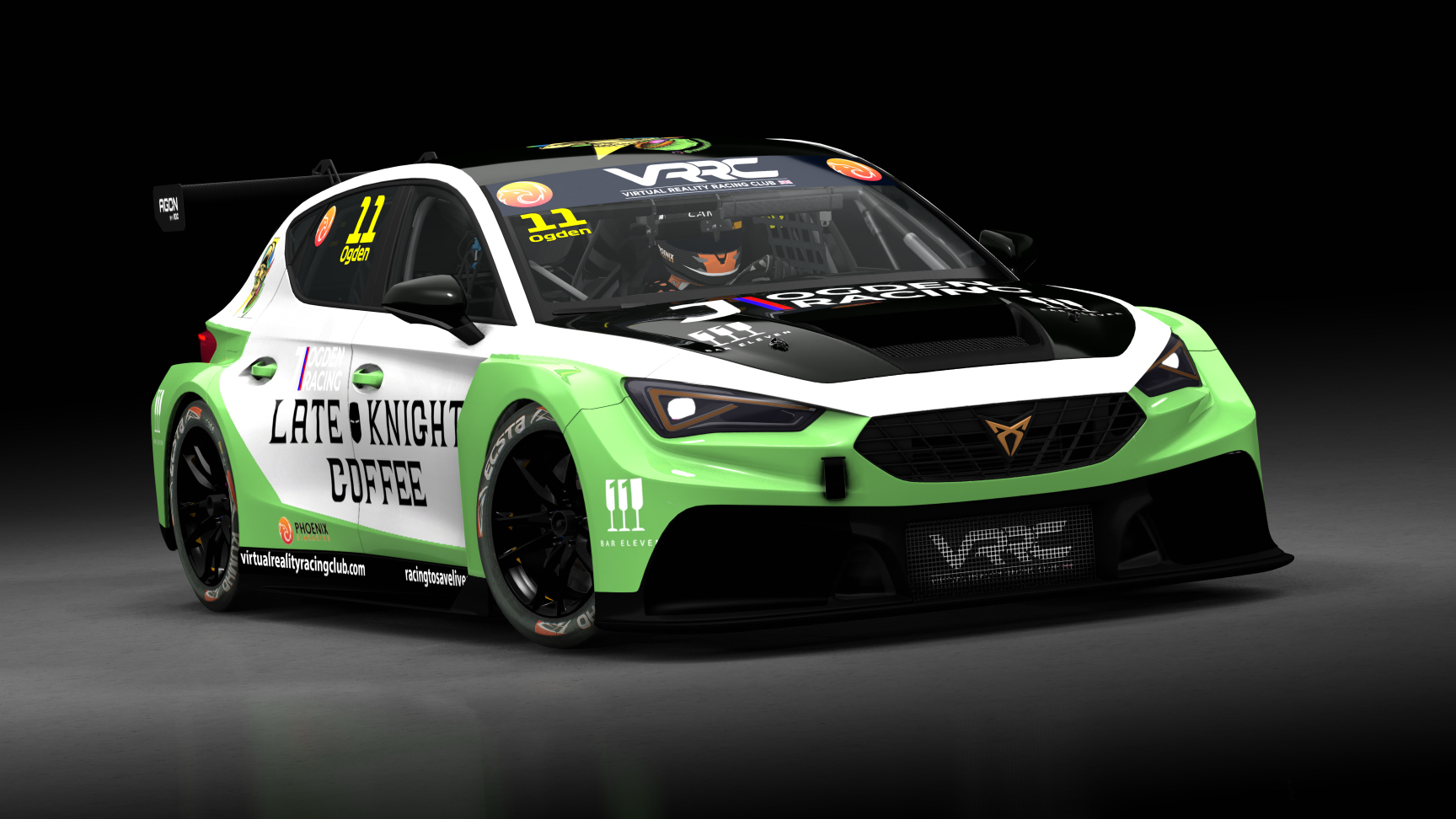 Cupra Leon Competición 2024, skin VRRC Jonny Ogden