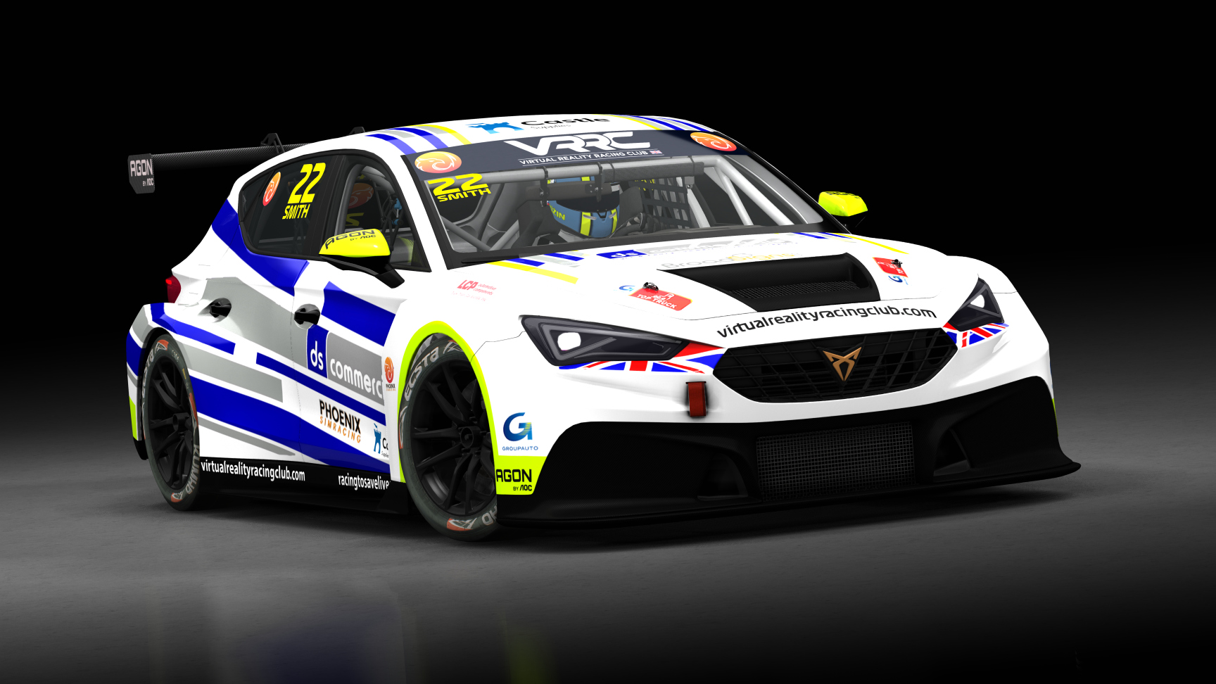 Cupra Leon Competición 2024, skin VRRC Matt Smith