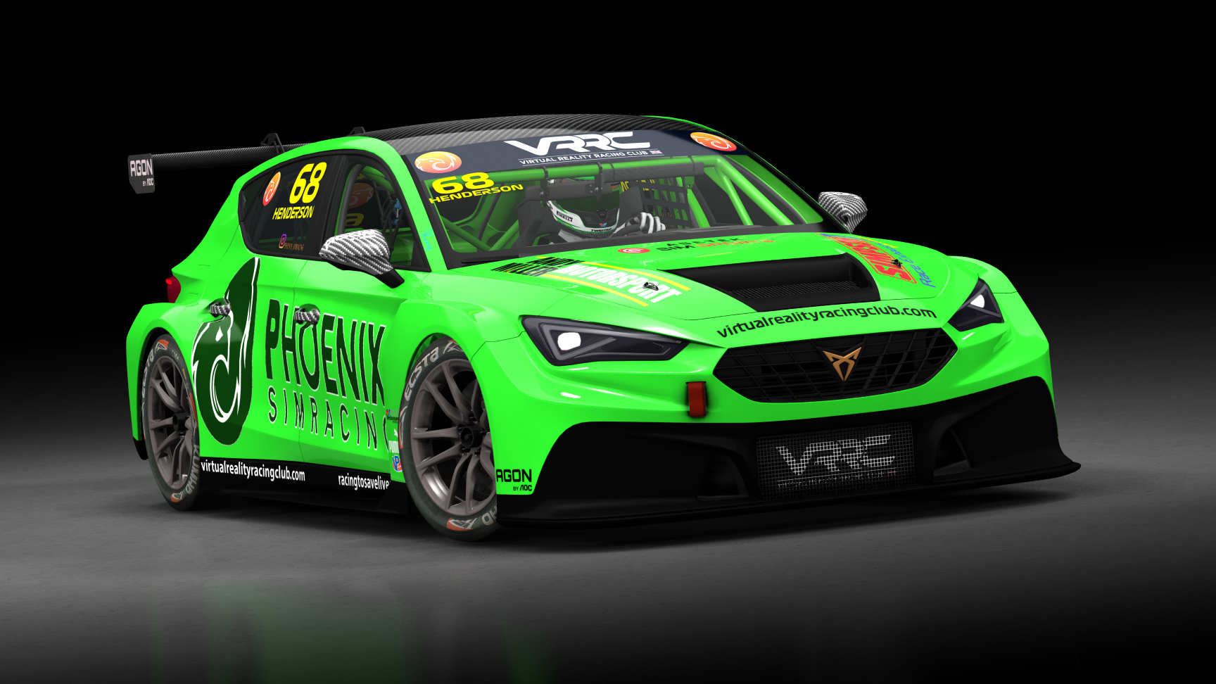 Cupra Leon Competición 2024, skin VRRC Stuart Henderson