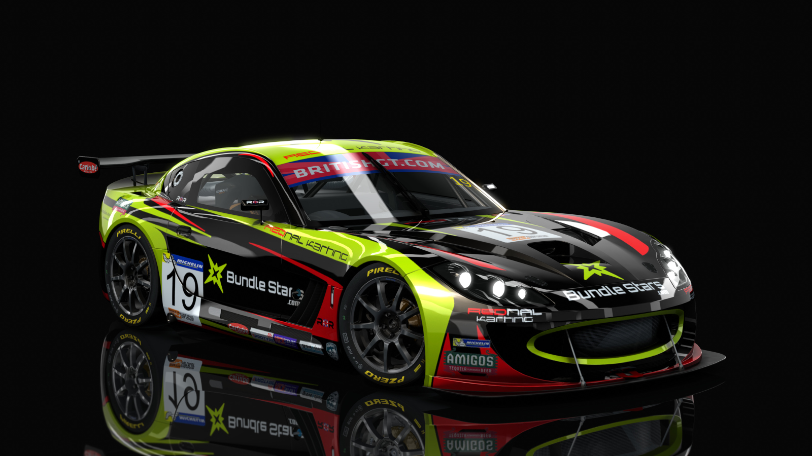 Ginetta G55 GT4 2017 RHD, skin Rob_Boston_Racing