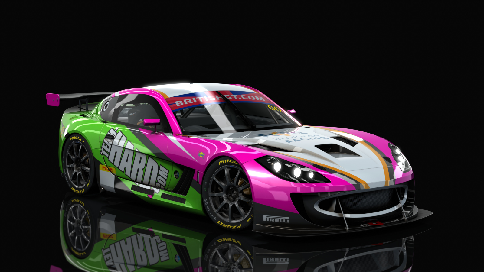 Ginetta G55 GT4 2017 RHD, skin Team_Hard_1