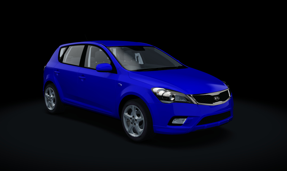 KIA Cee'd, skin blue