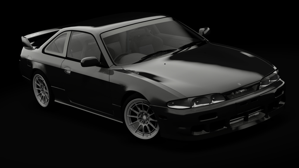 Nissan Silvia S14 Navan, skin Black