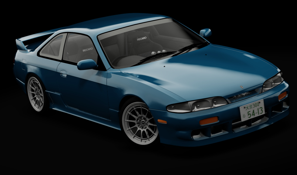 Nissan Silvia S14 Navan, skin cobalt_green_pearl