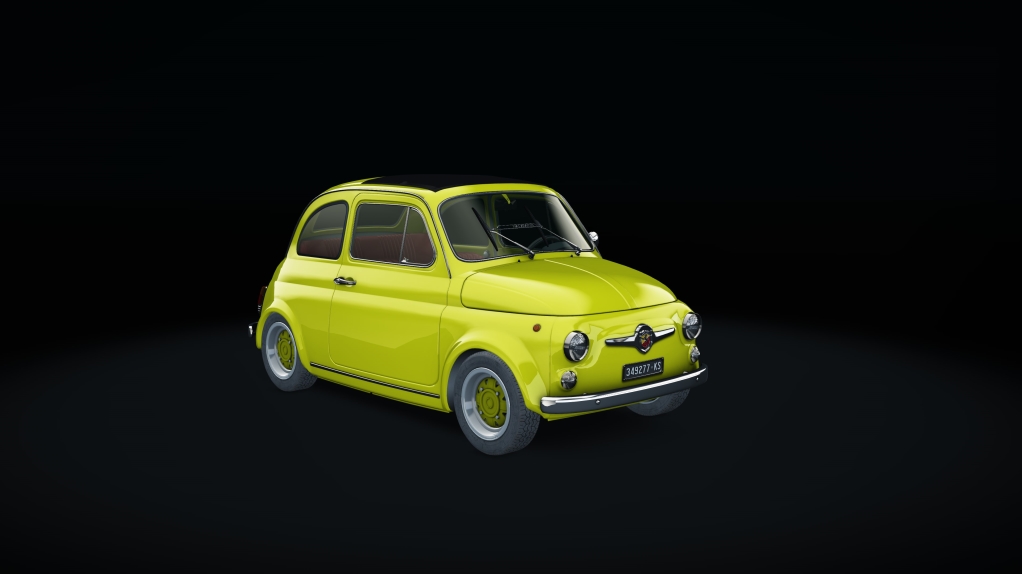 Abarth 595 SS Step 2, skin yellow