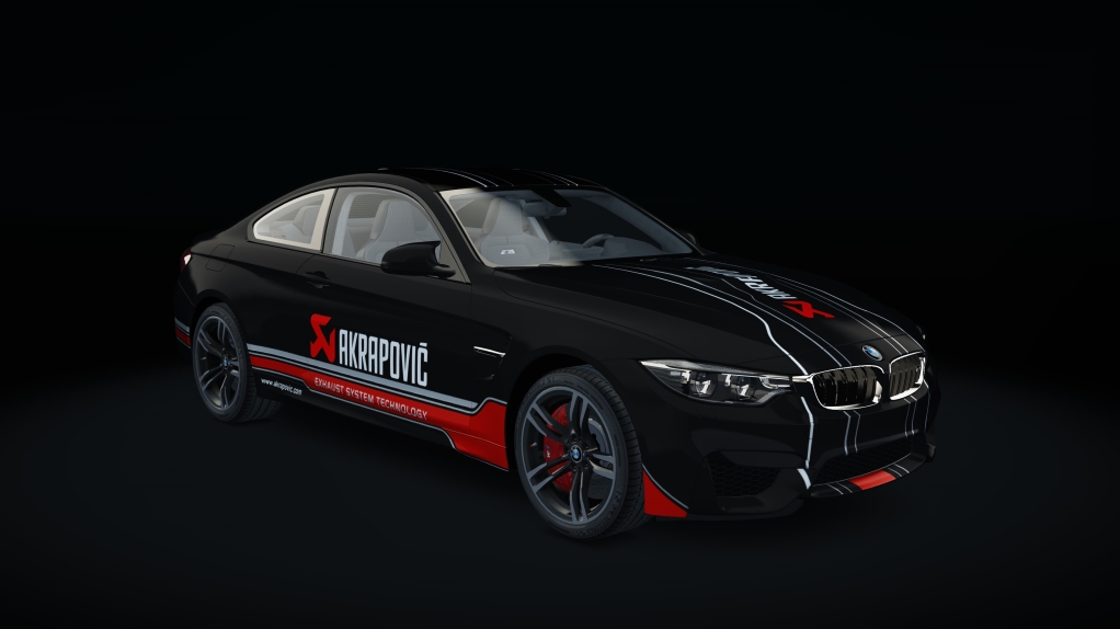 BMW M4 Akrapovic, skin akrapovic_m