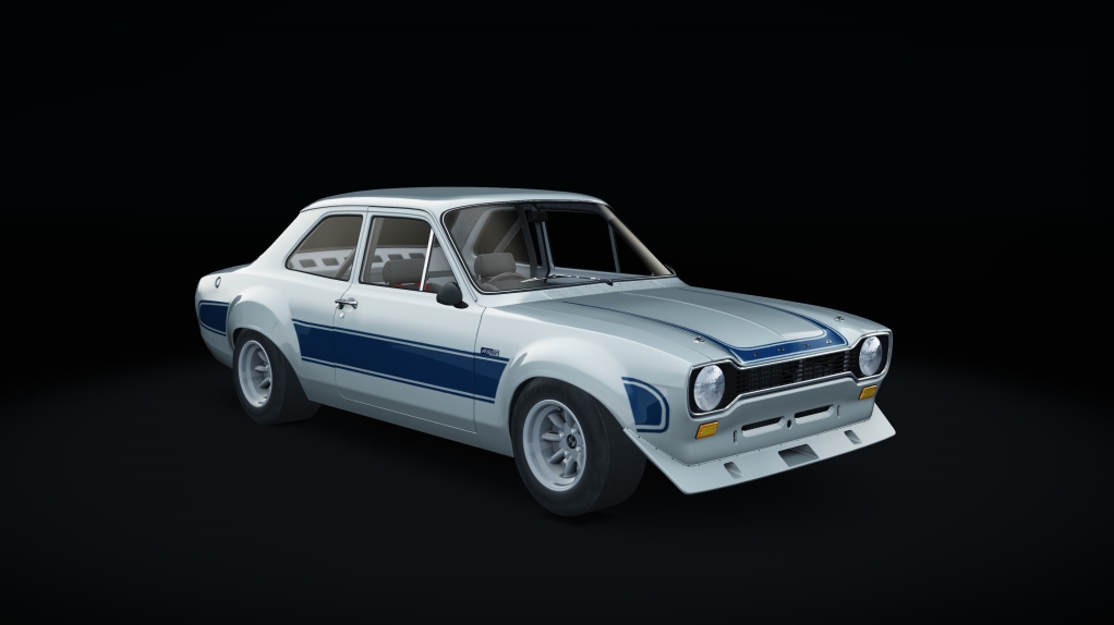 Ford Escort RS1600, skin white_blue