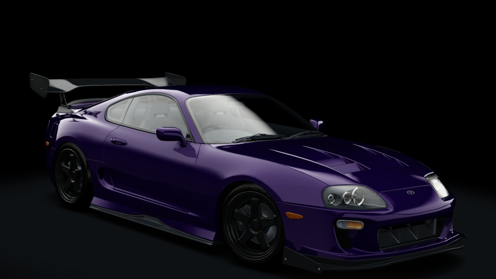 Toyota Supra MKIV Time Attack, skin true_purple_carbon