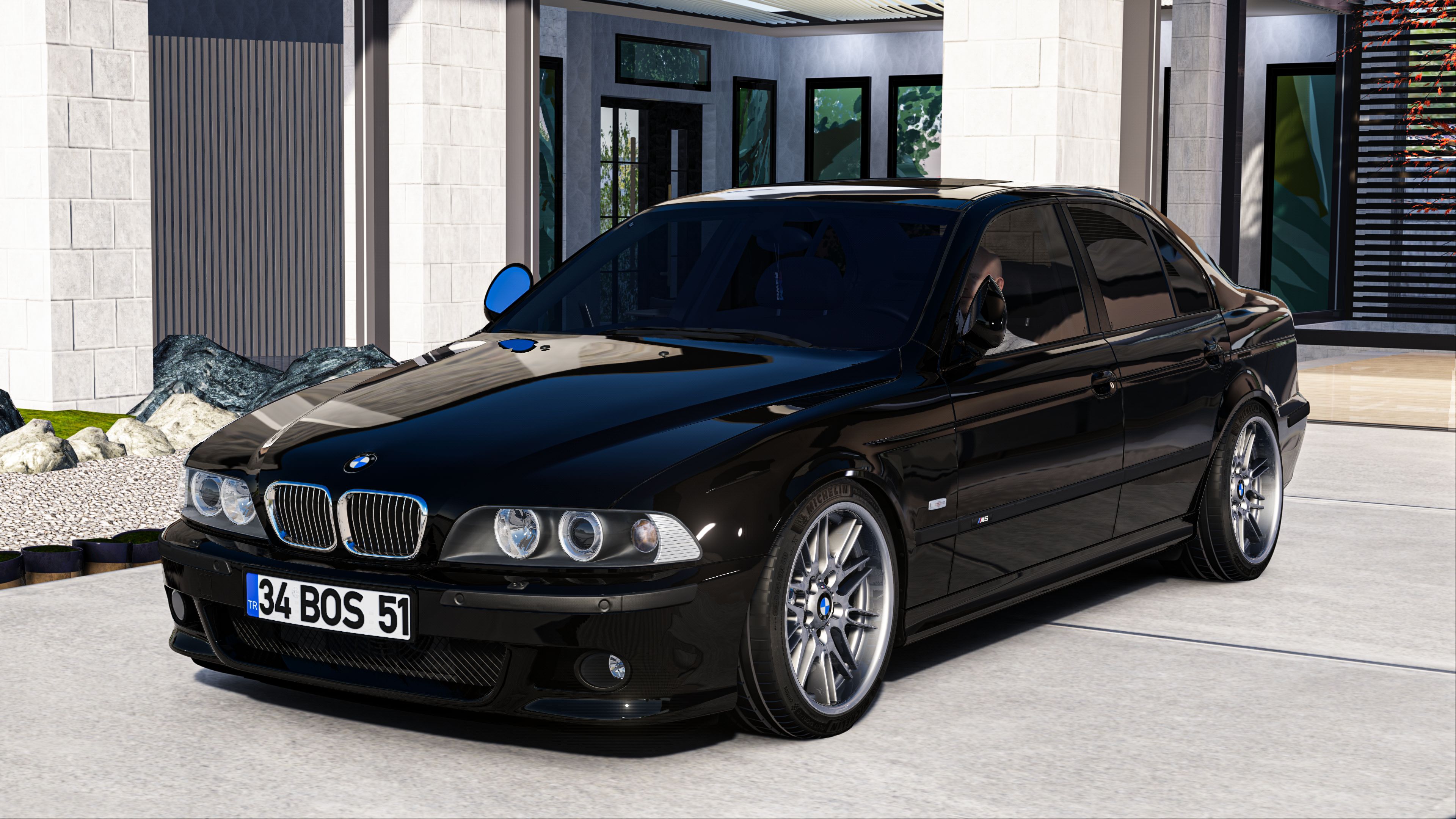 MMPOWER BMW E39 M5, skin black_2