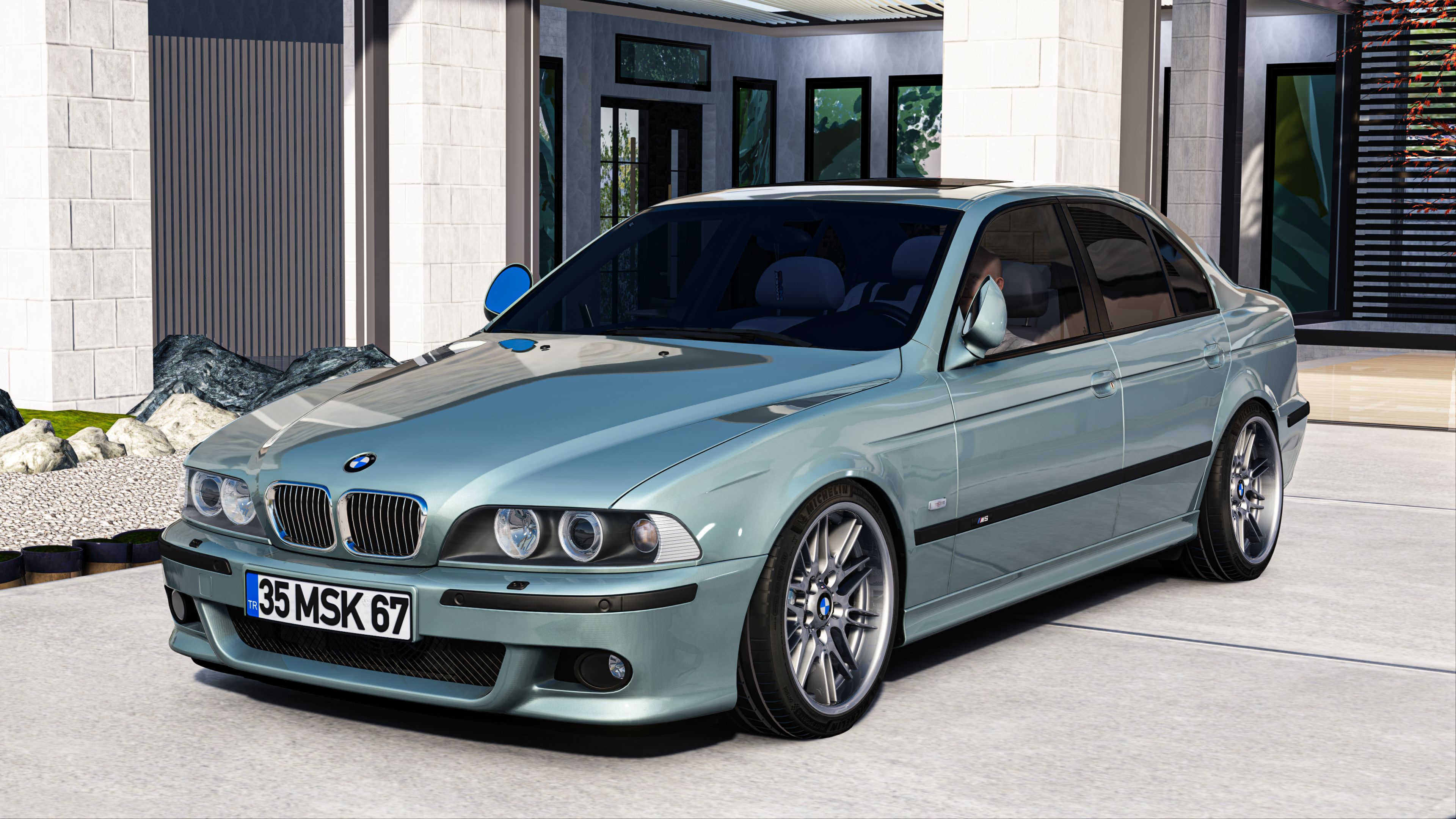 MMPOWER BMW E39 M5, skin glacier_green_mettalic