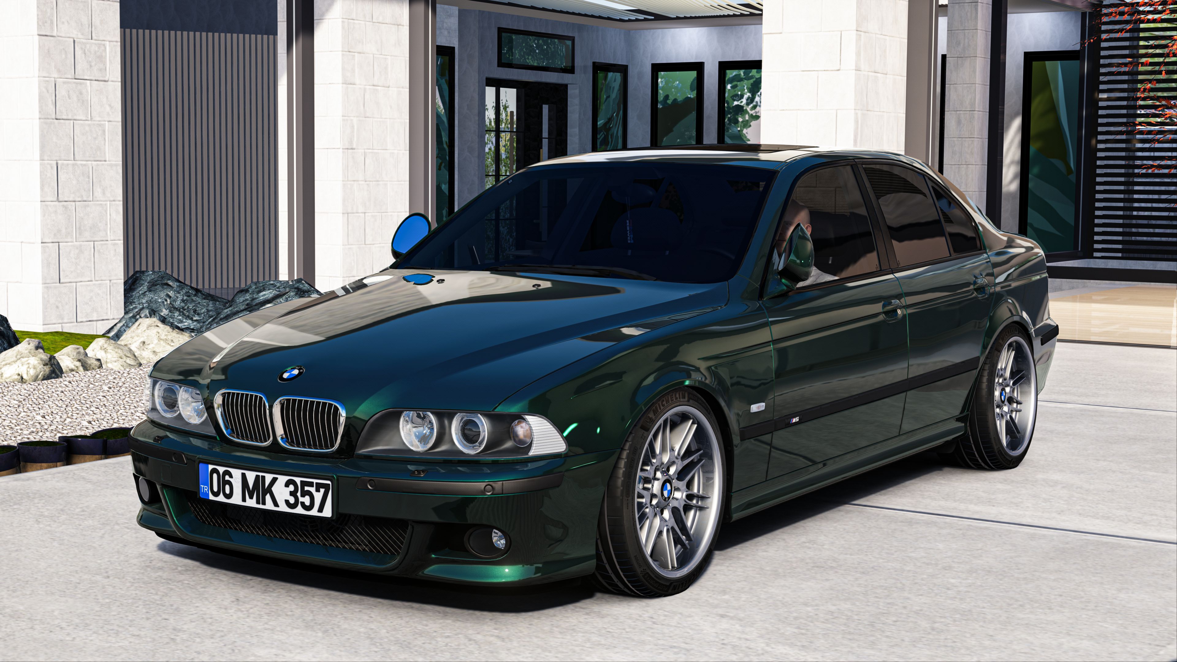 MMPOWER BMW E39 M5, skin oxford_green_mettalic