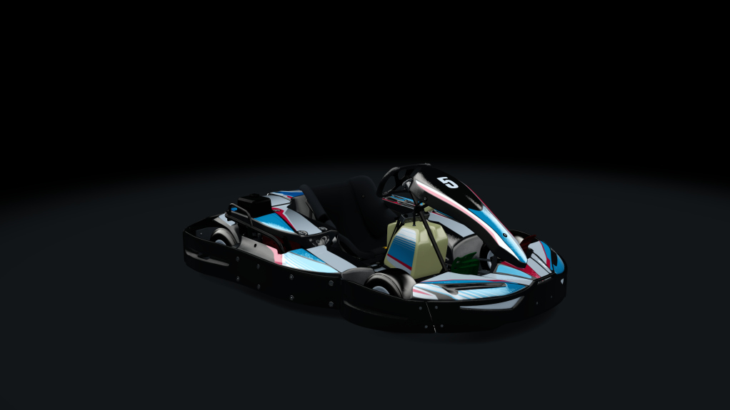 Sodi SR4/5 kart, outdoor GX270, skin 105_bluered