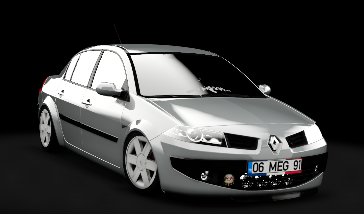 Renault Megane II 1.5dCi Stage 1+, skin 2_Titanium Silver Metallic