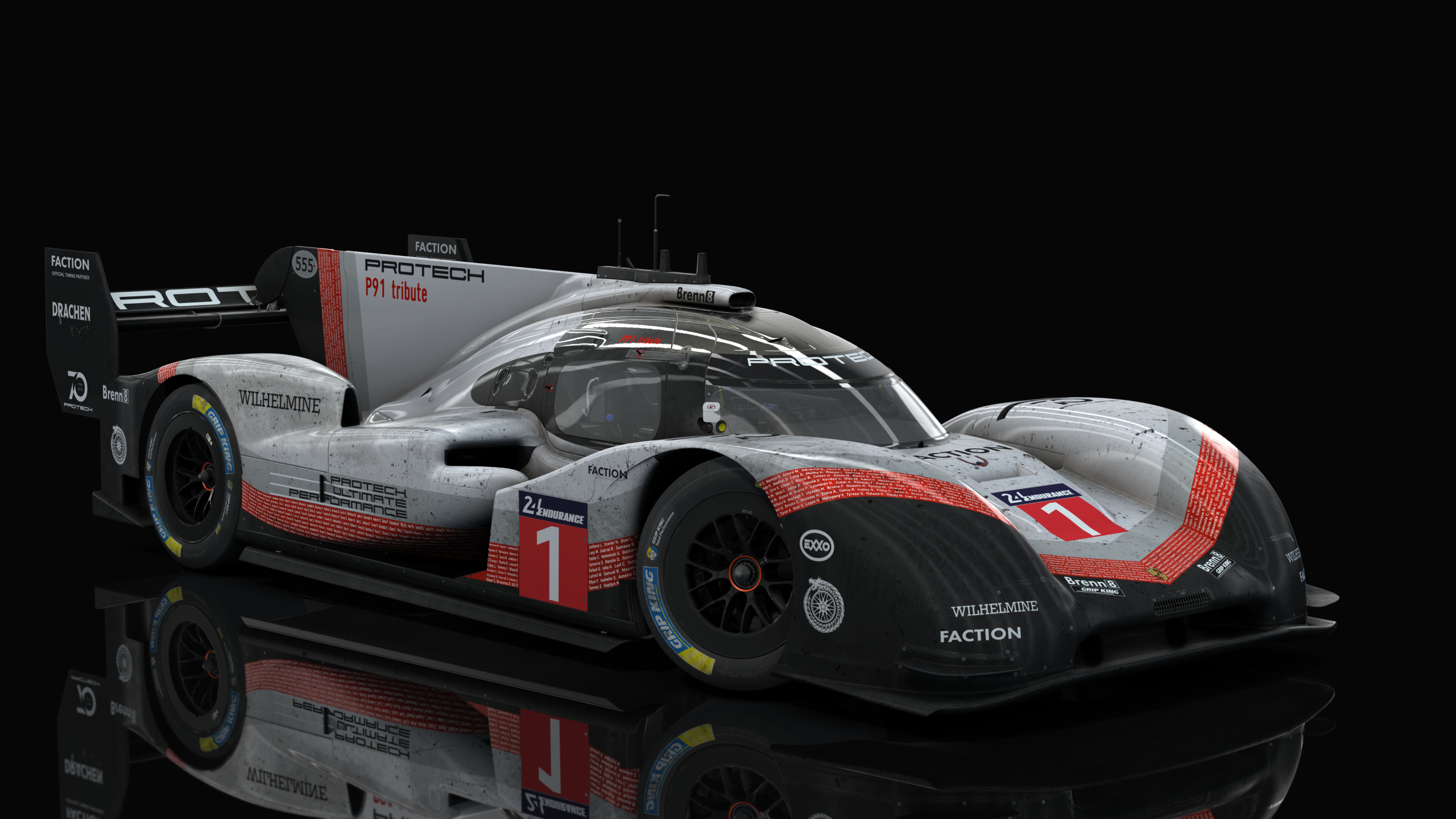 LMP1 Protech P91 Hybrid Evo, skin 01_dirt