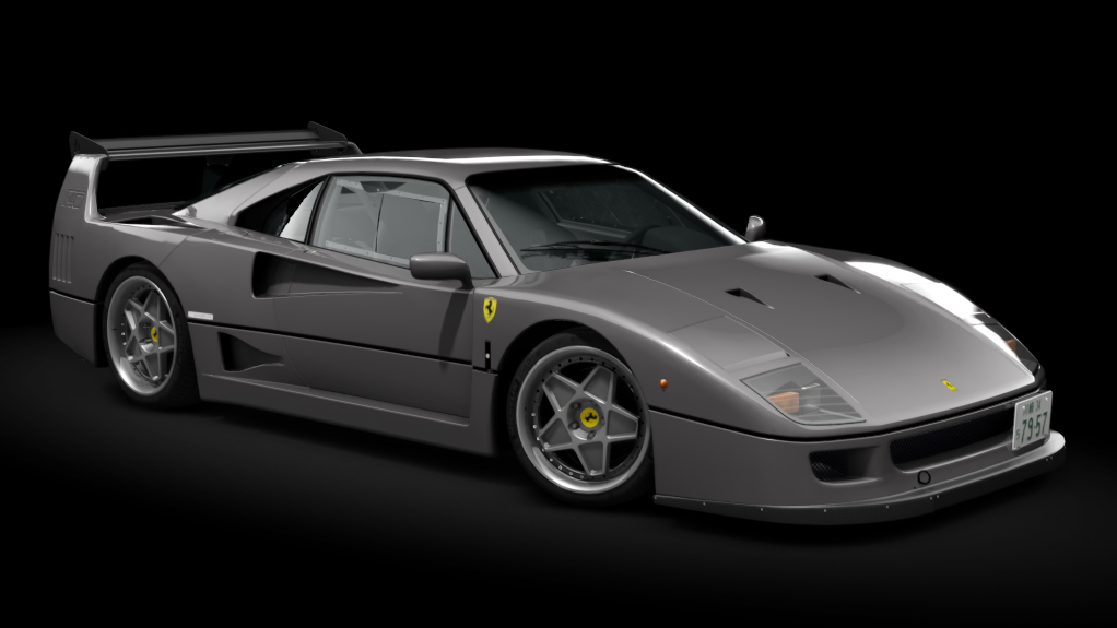 Ferrari F40 Custom, skin 10_nero_daytona