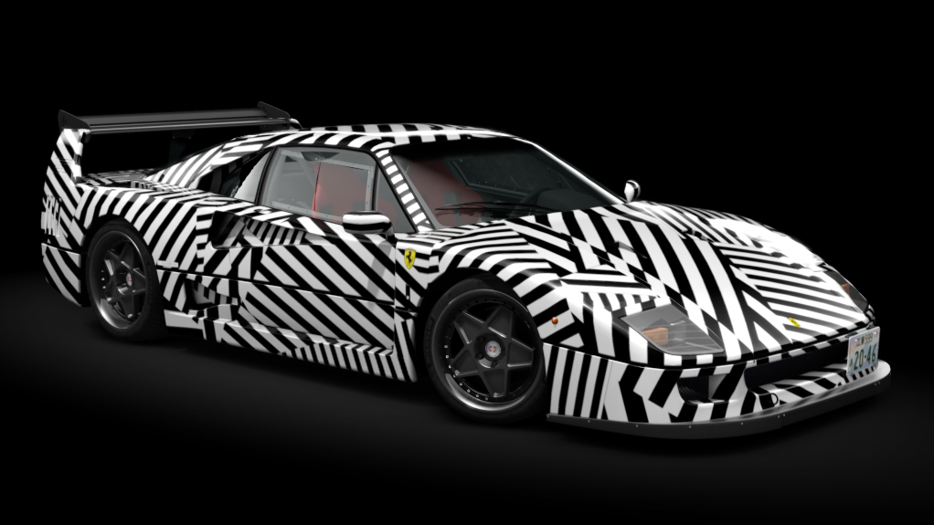 Ferrari F40 Custom, skin 15_razzle_dazzle