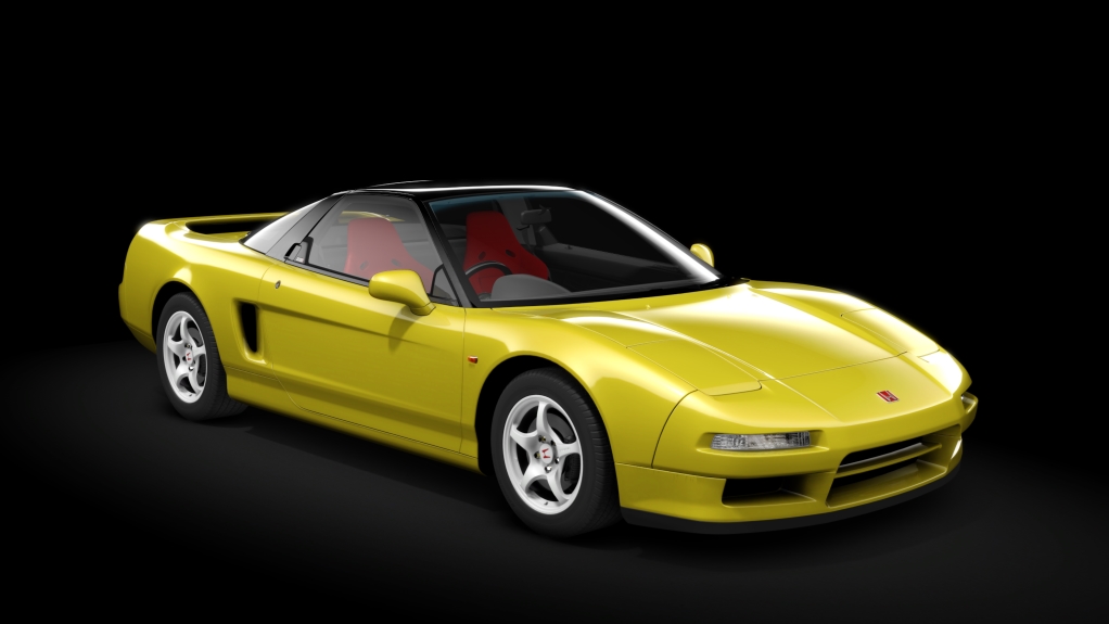 Honda NSX-R NA1, skin indy_yellow_pearl