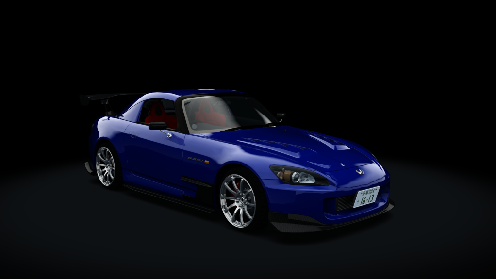 Honda S2000 (AP2 - Legendary), skin envy_aqua_blue