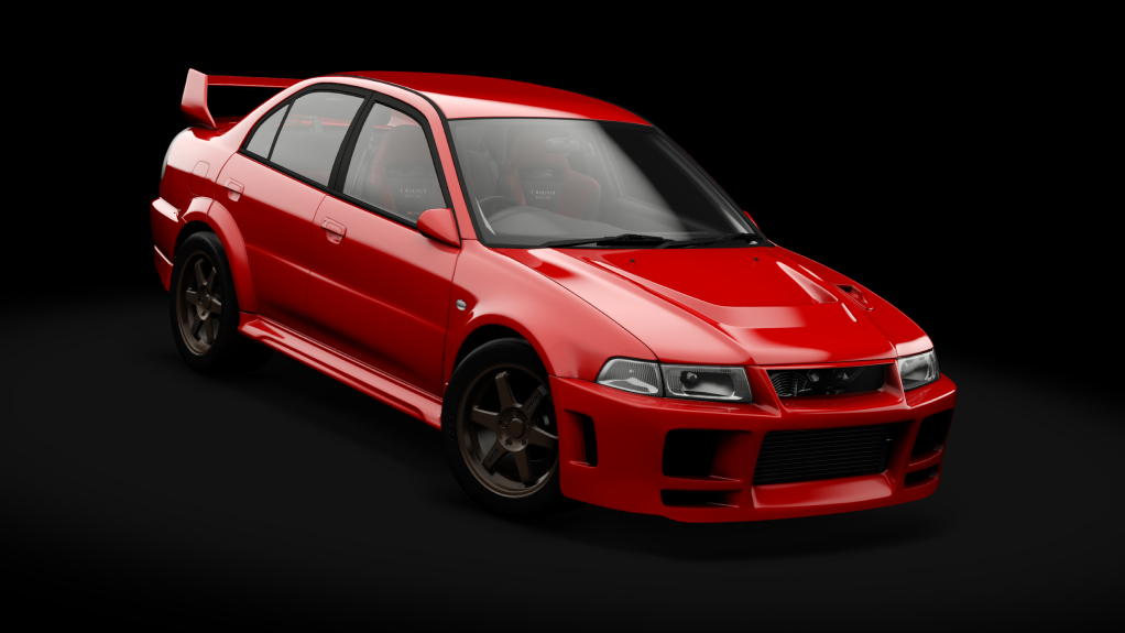 Mitsubishi Lancer Evolution V Wangan Spec, skin 01_passion_red