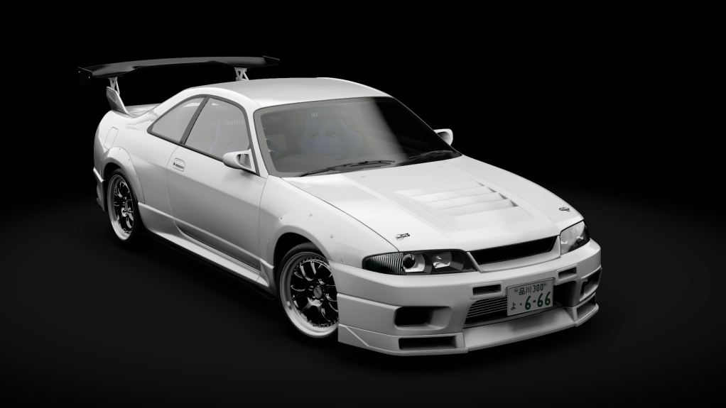 Nissan Skyline GTR R33 (S3 - Wangan), skin itsDraik_Sonic_Silver